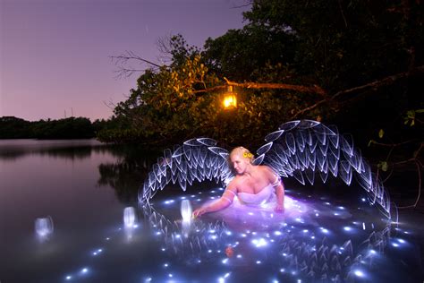 Light Painting Tutorial, How To Light Paint Wings | Light Painting Photography