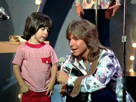 Ricky Segall as Ricky Stevens and David Cassidy as Keith Partridge Partridge Family, David ...