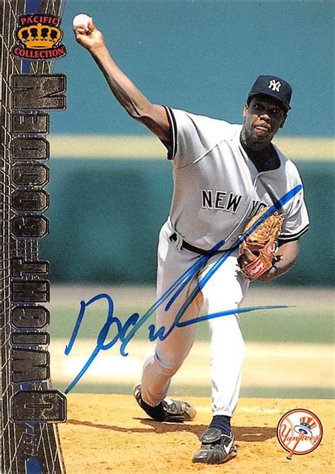 Dwight Gooden autographed baseball card (New York Yankees Doc) 1997 ...