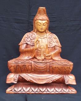 Wood Carving – Buddha - Indonesian Roots