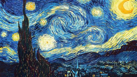 artwork, Vincent van Gogh, The Starry Night, Classic art Wallpapers HD / Desktop and Mobile ...