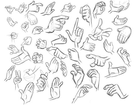 multiple hand gestures | Cartoon drawings, How to draw hands, Cool drawings