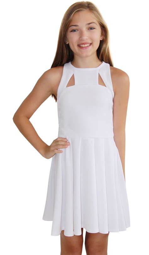 THE SUMMER DRESS -2569 WHITE | Cotillion dresses, Dresses for tweens, Girls dresses tween