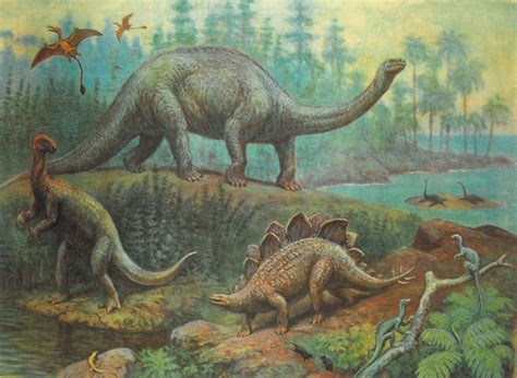 Vintage paleoart by Vasily Vatagin | Dinosaur pictures, Prehistoric art ...