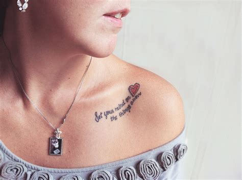 Best Tattoo Placement For Words - chick crack