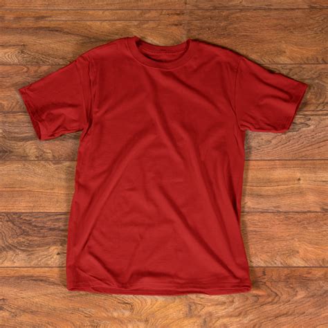 Red T Shirt Mockup