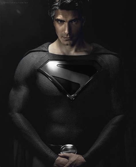 [Fan Art] Brandon Routh as Black Suit Superman : r/DCcomics