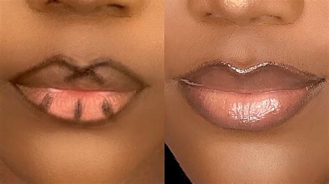 Pink Ombre Lips Dark Skin | Lipstutorial.org