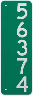 911 Address Signs for Sale – Reflective House Number Signs