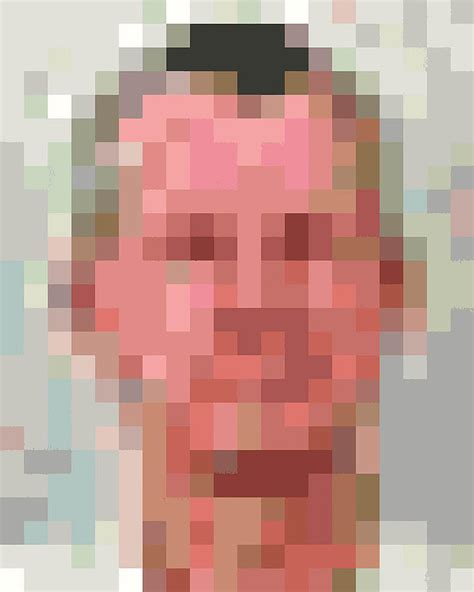 Pixel Art Face Template