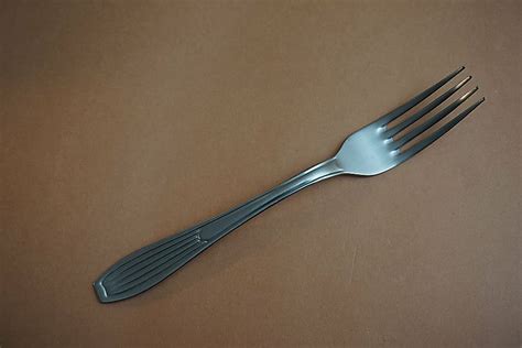 stainless, steel fork, brown, surface, fork, metal, steel, table | Piqsels