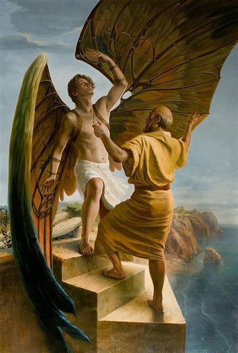 Icarus And Daedalus by andrianart | Mitos gregos, Pinturas antigas ...