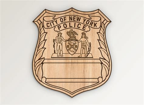 NYPD Officer Badge SVG Police Department Vector | Vector911