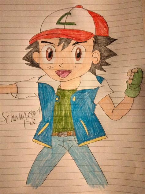 Ash Ketchum Sketch by schumacher7 on DeviantArt