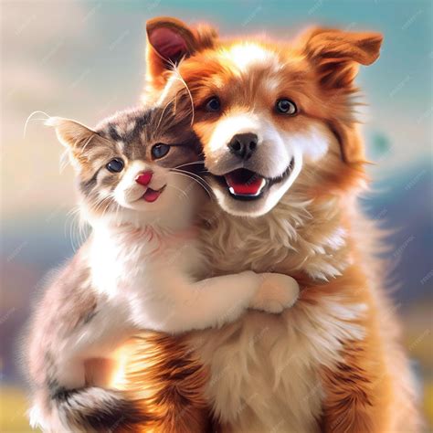 Cat And Dog Love Wallpaper