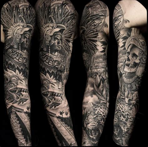 no information | Aztec tattoo designs, Aztec tattoos sleeve, Aztec tattoo