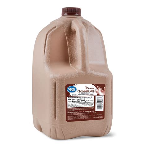 Buy Great Value 1% Low Fat Chocolate Milk, Gallon, 128 fl oz Online at Lowest Price in Ubuy ...