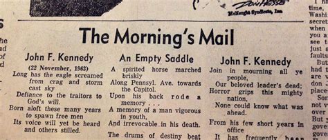 Letters to the editor on the day they buried JFK: Your letters - syracuse.com