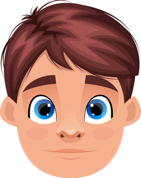 Little kid face expression clipart design illustration 9385497 PNG