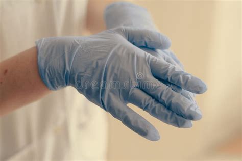 Latex medical gloves stock photo. Image of doctor, gloves - 128797964