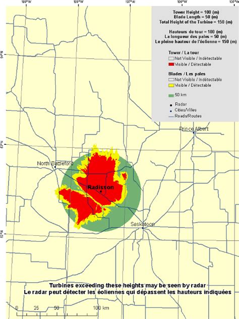 Radisson radar visibility map - Canada.ca