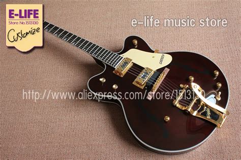 China Music Instruments Archtop Body Gretsch Guitar Jazz Hollow G6122 ...