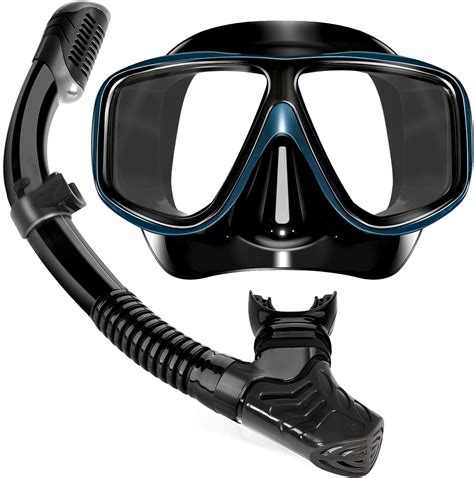 Yerloa Snorkel Set for Adults, Anti-Fog Scuba Diving Mask,Easy ...