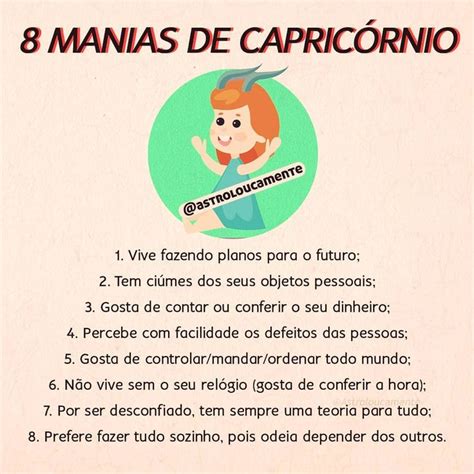 8 manias do signo de Capricórnio e só quem é capricorniano sabe bem o ...