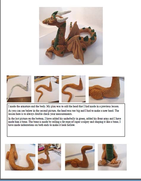 Make Your Own Dragon Polymer Clay Tutorial PDF E-booksalt - Etsy