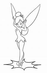 Tinkerbell Printable Coloring Pages sketch template