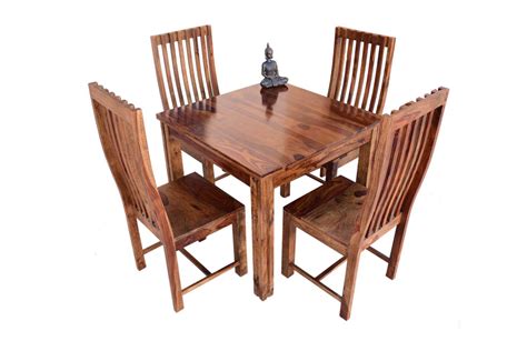Wooden 4 Seater Dining Table Set Online India 4 Seate - vrogue.co