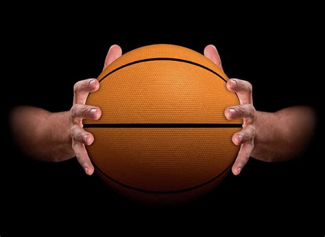 Hands Gripping Basketball Digital Art by Allan Swart - Fine Art America