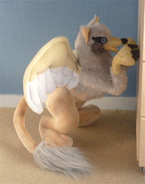 Griffin plush: finished by CyanFox3 on DeviantArt