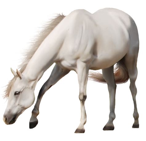 White horse png image