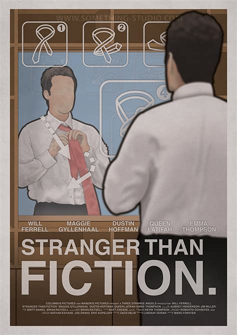 Stranger Than Fiction | Poster By Something-studio