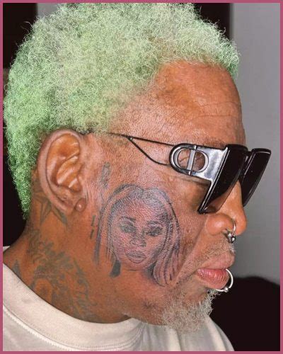 Dennis Rodman Gets a Huge Tattoo of His Girlfriend Yella Yella on His ...