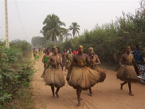 OUIDAH, BENIN - THE BIRTHPLACE OF VOODOO AND THEIR ANNUAL VOODOO FESTIVAL