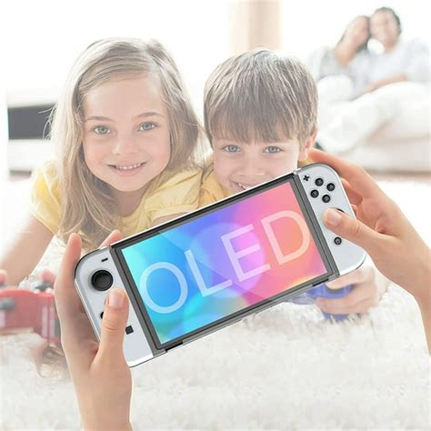 HEYSTOP Dockable Case for Nintendo Switch OLED Model TPU Case ...