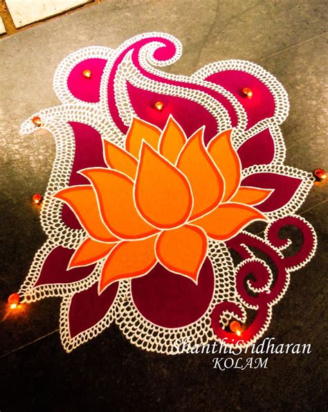 Diwali Rangoli Sketch at PaintingValley.com | Explore collection of ...