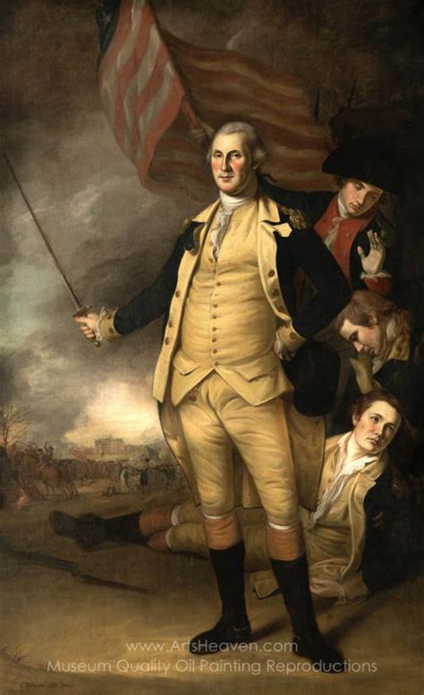 Charles Willson Peale George Washington at the Battle of Princeton ...