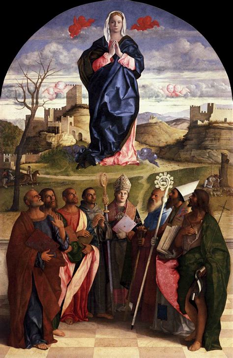 Virgin in Glory with Saints, 1510 - 1515 - Giovanni Bellini - WikiArt.org