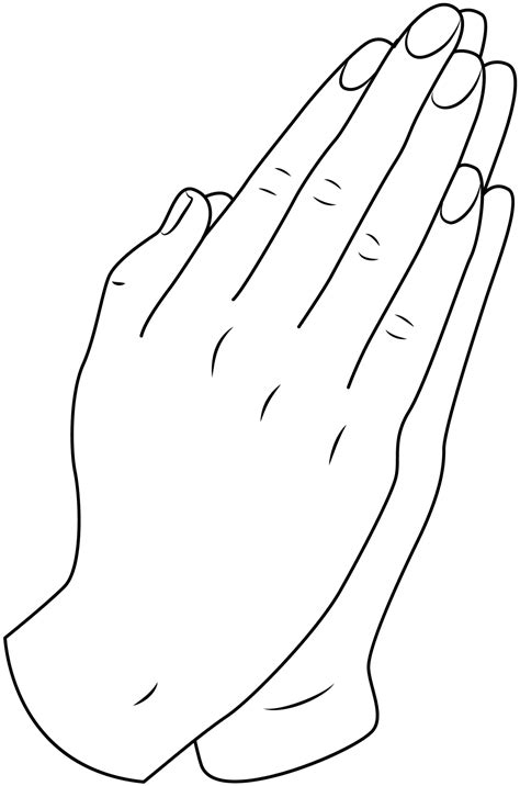 Printable Praying Hands Template - Printable Templates 2023