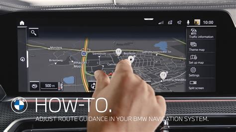 How to adjust route guidance in your BMW navigation system – BMW How-To ...