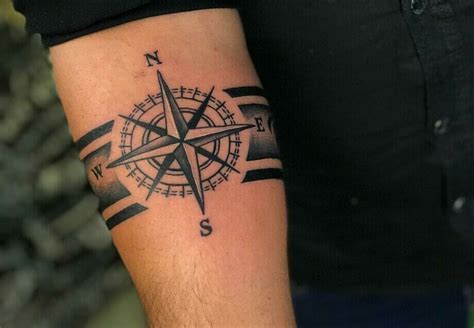 Aggregate more than 70 compass tattoo stencil designs - vova.edu.vn