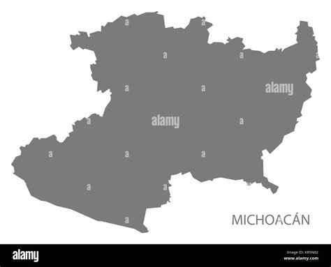 Michoacan map Black and White Stock Photos & Images - Alamy