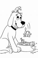 Clifford The Big Red Dog Coloring Pages At GetColoringscom  Free sketch template
