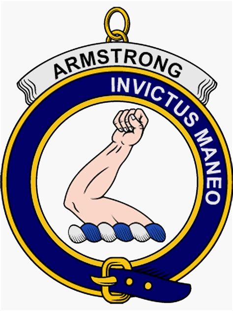 "Armstrong Clan Badge" Sticker by IrishArms | Redbubble