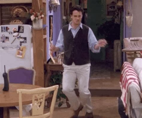 Chandler Bing Dance Gif Chandler Bing Dance Weird Discover Share Gifs ...