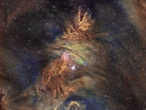 The Cone and Christmas Tree Nebulae | Nebula, Mysterious universe ...