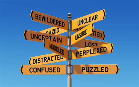 Street Signs Pointing Different Directions Stock Photo - Download Image Now - iStock